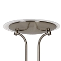 Lucide floor lamp CHAMPION LED round, flexible IP20, chrome matt dimmable