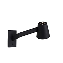 Lucide wall luminaire MIZUKO round, rotatable E14 IP20, black 