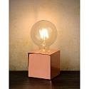 Lucide LED Tischleuchte CUBICO, � 9,5 cm, E27, 1x5W, 2700K, Kupfer