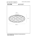 ceiling luminaire WOLFRAM 3 flames, oval E27 IP20