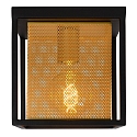 Lucide ceiling luminaire SANSA square E27 IP20, gold matt, brass, black