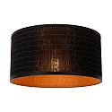 ceiling luminaire TAGALOG round E27 IP20, wood, black