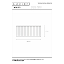 Lucide Deckenleuchte TAGALOG, � 40 cm, 1xE27, schwarz