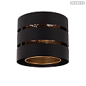 Lucide ceiling luminaire ROSAS E27 IP20, brass, black dimmable