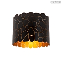 ceiling luminaire ALMELO E27 IP20, brass, black dimmable