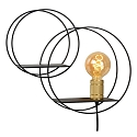 Lucide wall luminaire CIRCLE round E27 IP20, gold matt, brass, black 