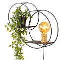 Lucide wall luminaire CIRCLE round E27 IP20, gold matt, brass, black 