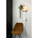 Lucide wall luminaire CIRCLE round E27 IP20, gold matt, brass, black 