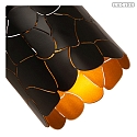 Lucide wall luminaire ALMELO E14 IP20, brass, black dimmable