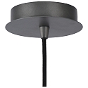 Lucide pendant luminaire MALUNGA round E27 IP20, grey