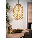 Lucide pendant luminaire WOLFRAM oval E27 IP20, gold matt, brass, black