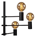 Lucide pendant luminaire LEANNE 6 flames, round E27 IP20, black