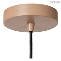 pendant luminaire MESH E27 IP20, brass, black dimmable