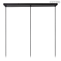 Lucide pendant luminaire CIRCLE 3 flames E27 IP20, black dimmable