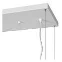 Lucide pendant luminaire MIRAVELLE 6 flames, square GU10 IP20, white