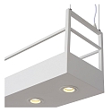 Lucide pendant luminaire MIRAVELLE 6 flames, square GU10 IP20, white