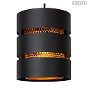 Lucide Pendelleuchte ROSAS 3-flammig 3x E27 IP20 schwarz