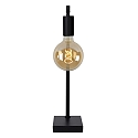 Lucide table lamp LEANNE square E27 IP20, black 