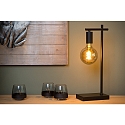 Lucide table lamp LEANNE square E27 IP20, black 