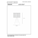 Lucide table lamp TAGALOG round E27 IP20, wood, black 