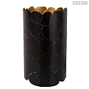 Lucide Tischleuchte ALMELO � 15 cm x H 26,5 cm 1x E27 IP20 schwarz
