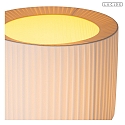 Lucide floor lamp FOLD E27 IP20, black, white dimmable
