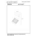 Lucide spot TAGALOG round E27 IP20, wood, black