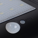 Lucide wall luminaire BASIC LED square IP44, black