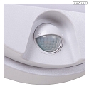 Lucide Outdoor LED Wandleuchte HUPS IR 120� 10W 3000K IP54 CRI>80, rund, inkl. PIR-Sensor , wei�