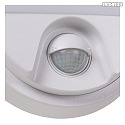 Outdoor LED Wandleuchte HUPS IR 120� 10W 3000K IP54 CRI>80, oval, inkl. PIR-Sensor , schwarz