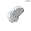 outdoor wall luminaire FINN swivelling, rotatable, with sensor IP54, black 