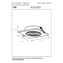 recessed luminaire TUBE square GU10 IP20, chrome matt