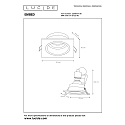 Lucide recessed luminaire EMBED square GU10 IP20, black