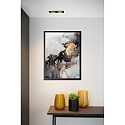 Lucide recessed luminaire EMBED 2 flames, square GU10 IP20, black