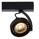 Lucide spot DORIAN LED 2 flames, round GU10 IP20, black dimmable