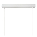 Lucide pendant luminaire SIGMA LED square IP20, white dimmable