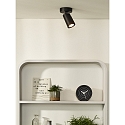 LED Deckenstrahler XYRUS, � 9 cm, GU10, 1x5W 2200K/3000K, dimmbar