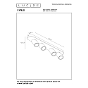 Lucide LED Deckenstrahler XYRUS, GU10, 4x5W 2200K/3000K, dimmbar, wei�