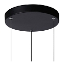 Lucide LED Pendelleuchte TUBULE, � 26 cm - LED, 3x7W, 2700K, schwarz