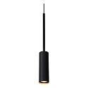 Lucide pendant luminaire TUBULE LED 5 flames, square IP20, black 