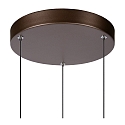 pendant luminaire MARGARY 3 flames IP20, black dimmable