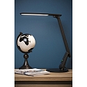 Lucide table lamp PRACTICO LED square IP20, black dimmable