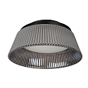 Lucide LED Deckenleuchte VIXI, � 35cm, 17,6W, 2900K, 1250lm, IP20, dimmbar, rauchfarben grau