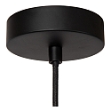 Lucide pendant luminaire SINGALA 1 flame E27 IP20, gold matt, brass, opal dimmable