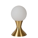 Lucide table lamp MOYA G9 IP20, gold matt, brass, opal 