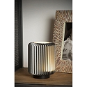 Lucide table lamp TURBIN LED cylindrical IP20, grey 