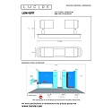 Lucide LED Deckenstrahler LENNERT Badezimmerleuchte, GU10, 2x5W, 3000K, dimmbar, IP44, schwarz