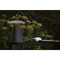 Lucide table lamp LA DONNA LED cylindrical IP54, anthracite dimmable