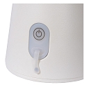 Lucide table lamp LA DONNA LED cylindrical IP54, white dimmable