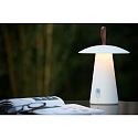 Lucide table lamp LA DONNA LED cylindrical IP54, white dimmable